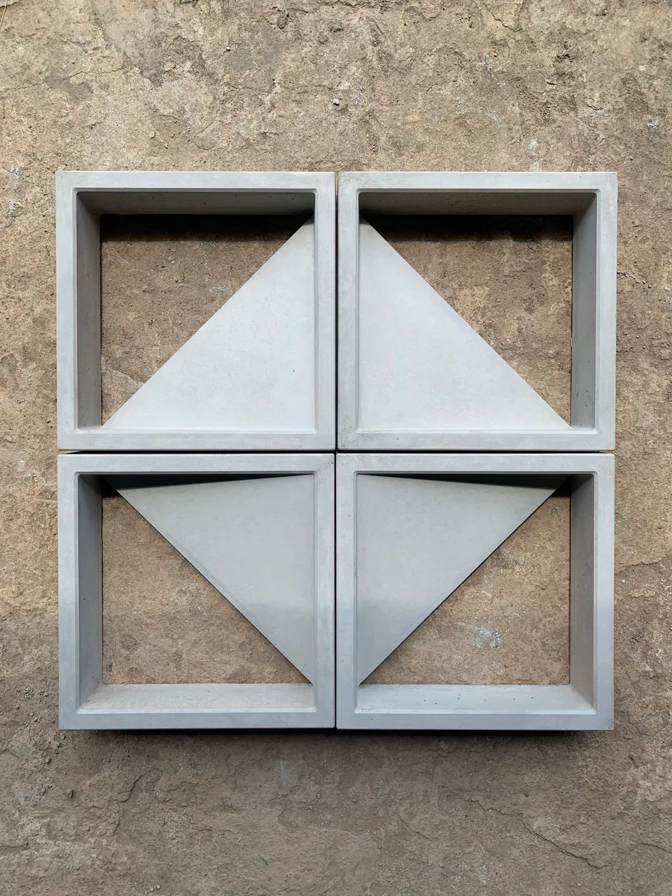 Bloco de concreto decorativo 30x30 Triangular  - Foto 4