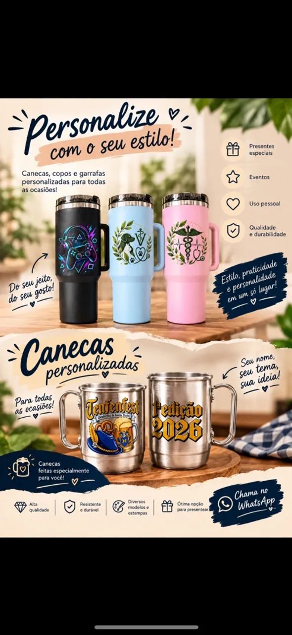 PRODUTOS PERSONALIZADOS 