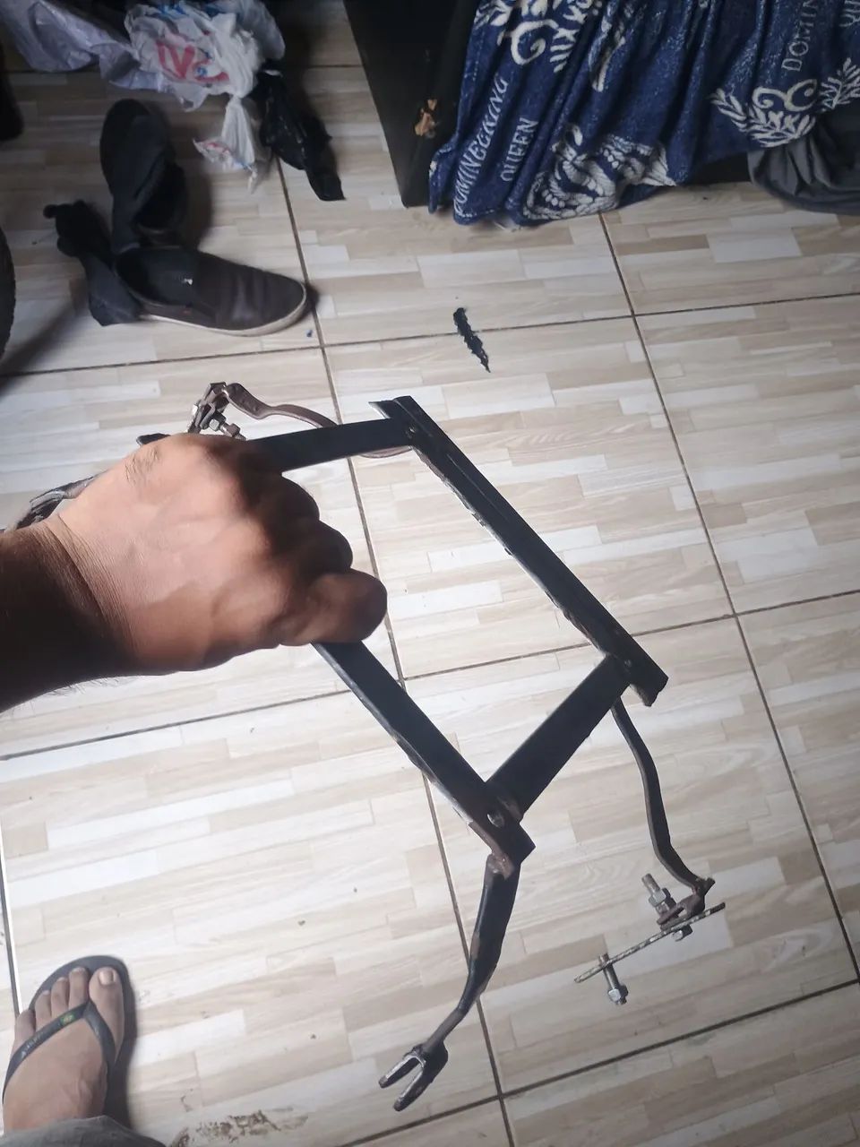 Suporte para moto adaptado para a dk 150 e Honda  - Foto 2