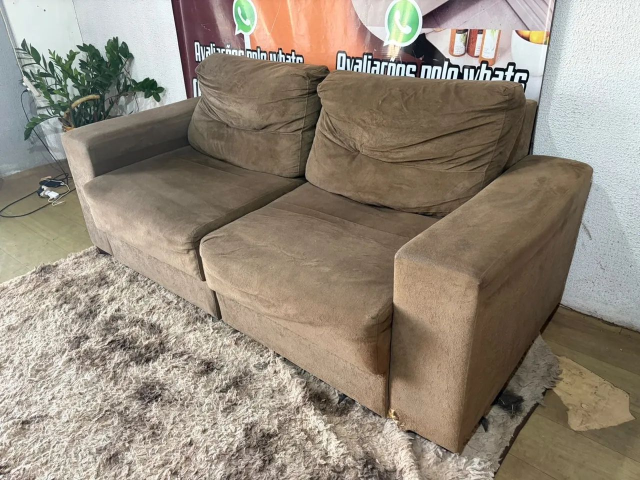 Sofa apenas retrátil ótimo - Foto 4