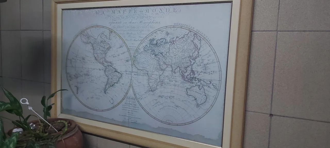 Quadro Lá Mappe Monde