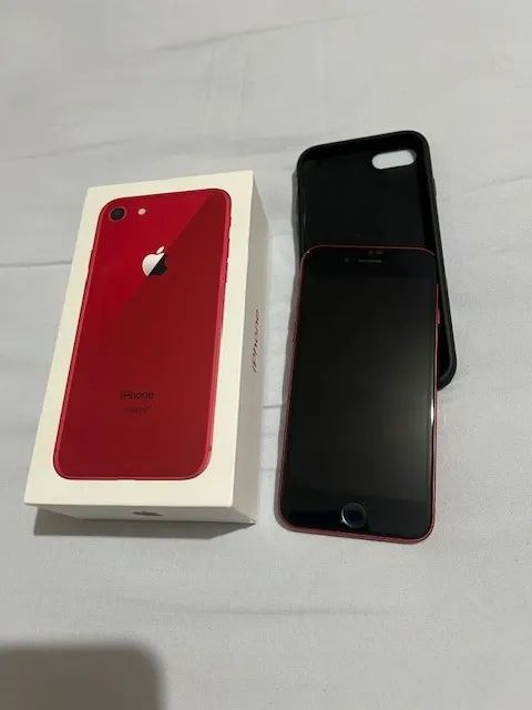 IPHONE 8 RED IMPECÁVEL - ÚNICA DONA - NA CAIXA E NOTA FISCAL
