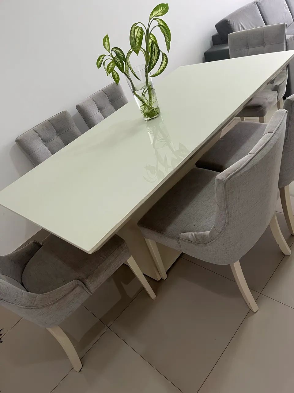 mesa de jantar com 6 cadeiras