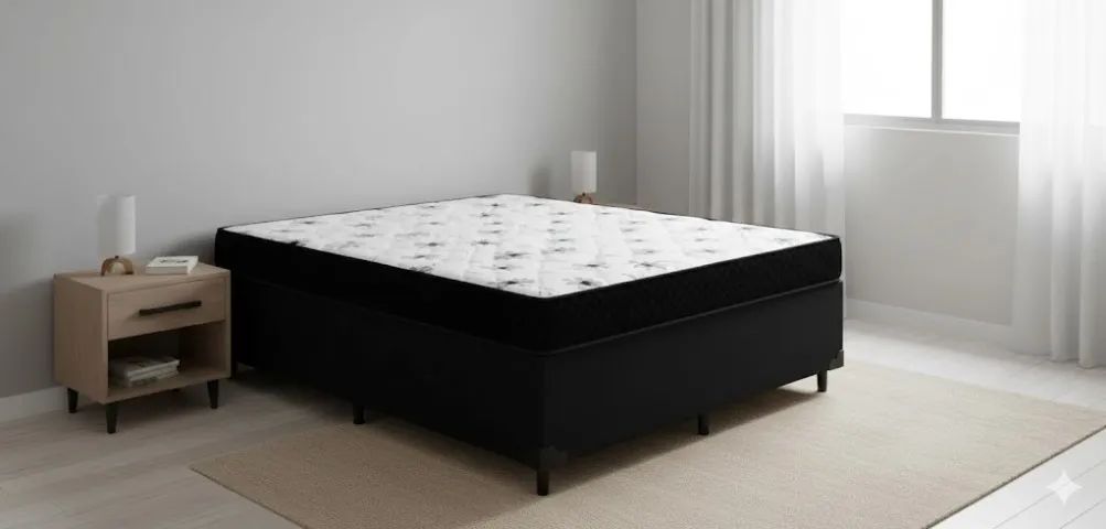 BASE COM COLCHÃO D20 CASAL  produto novo