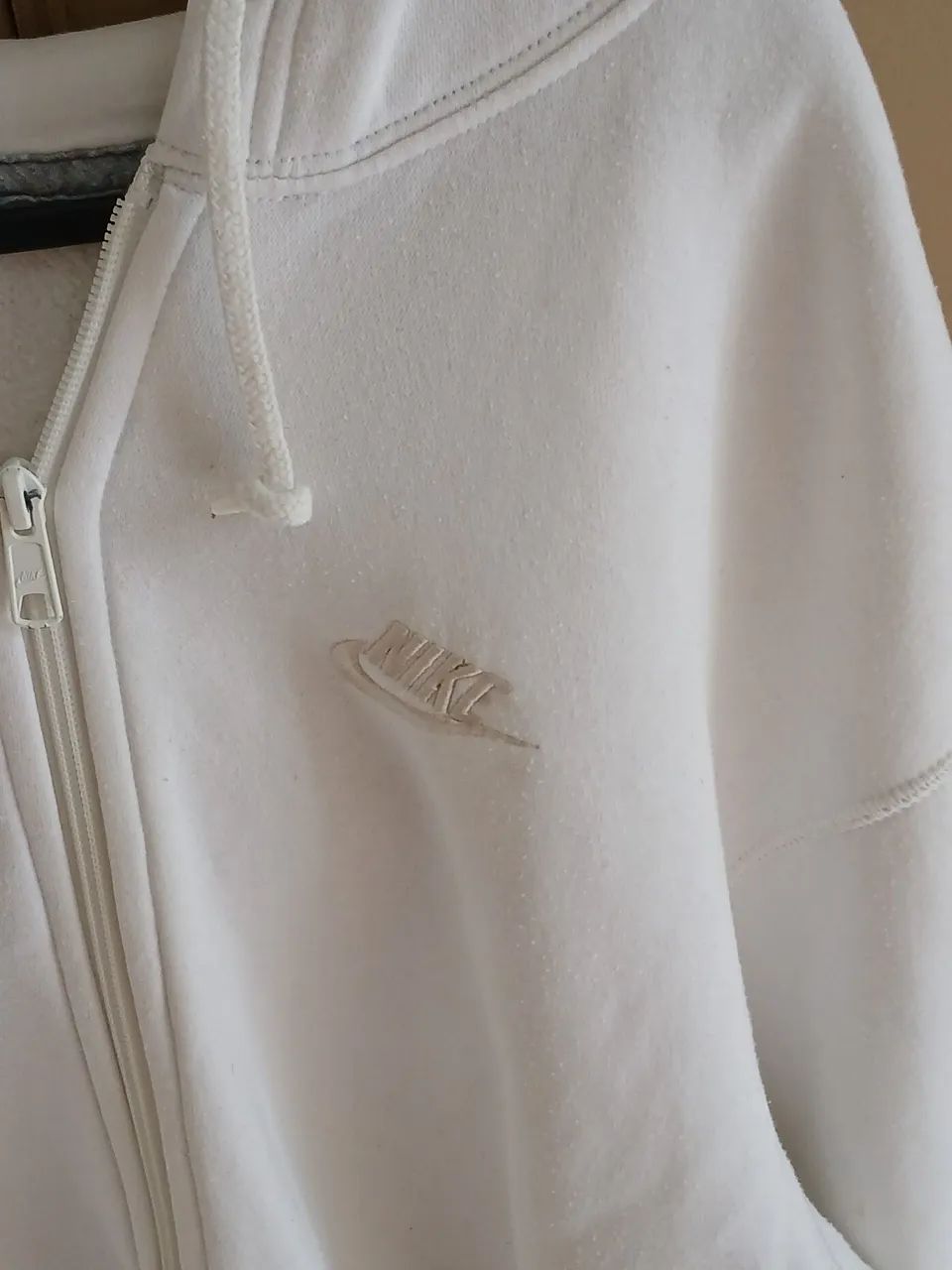 Moleton Nike branco Tam. G. - Foto 5
