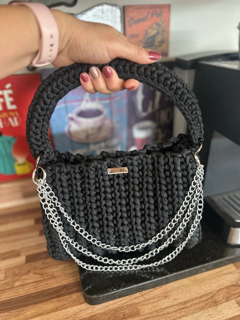 Bolsa Frida em crochê 