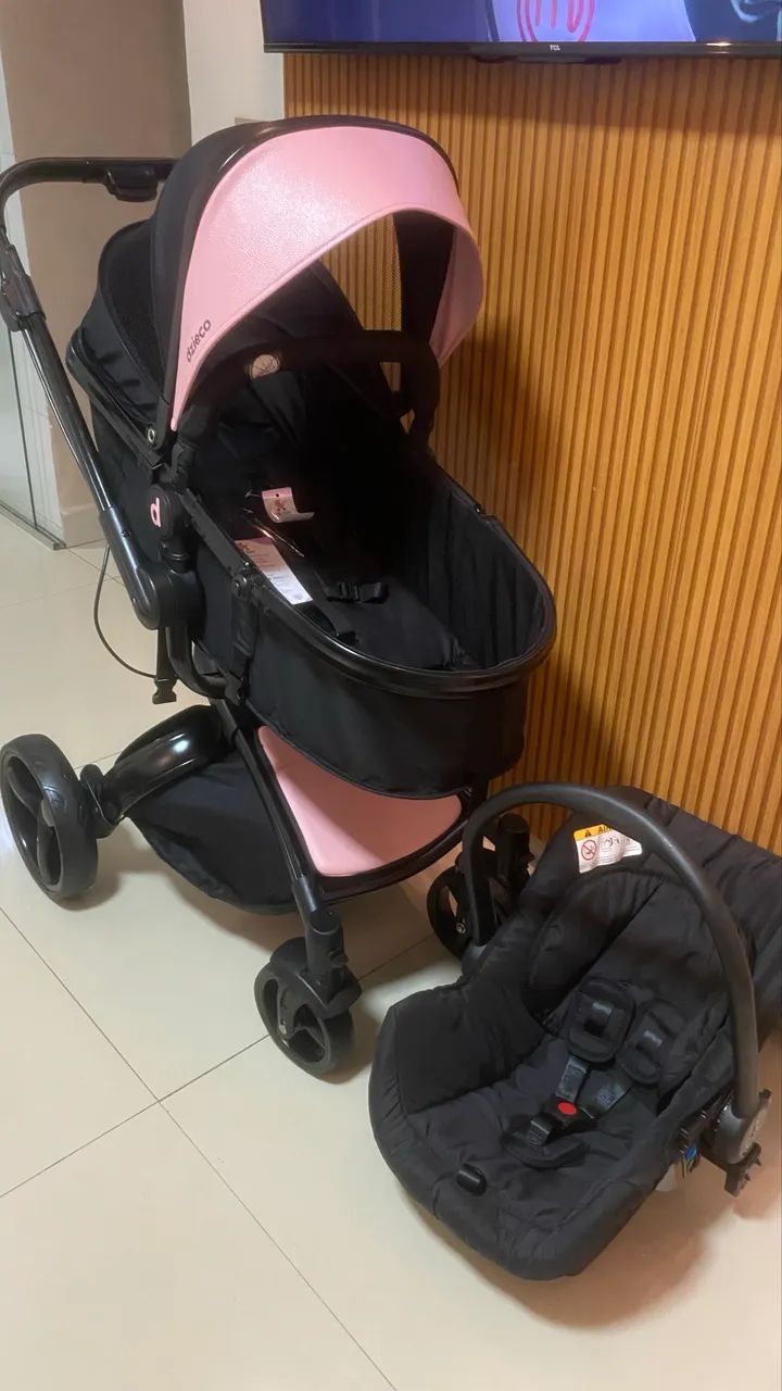 Carrinho de bebê menina Vulkan Dzieco 