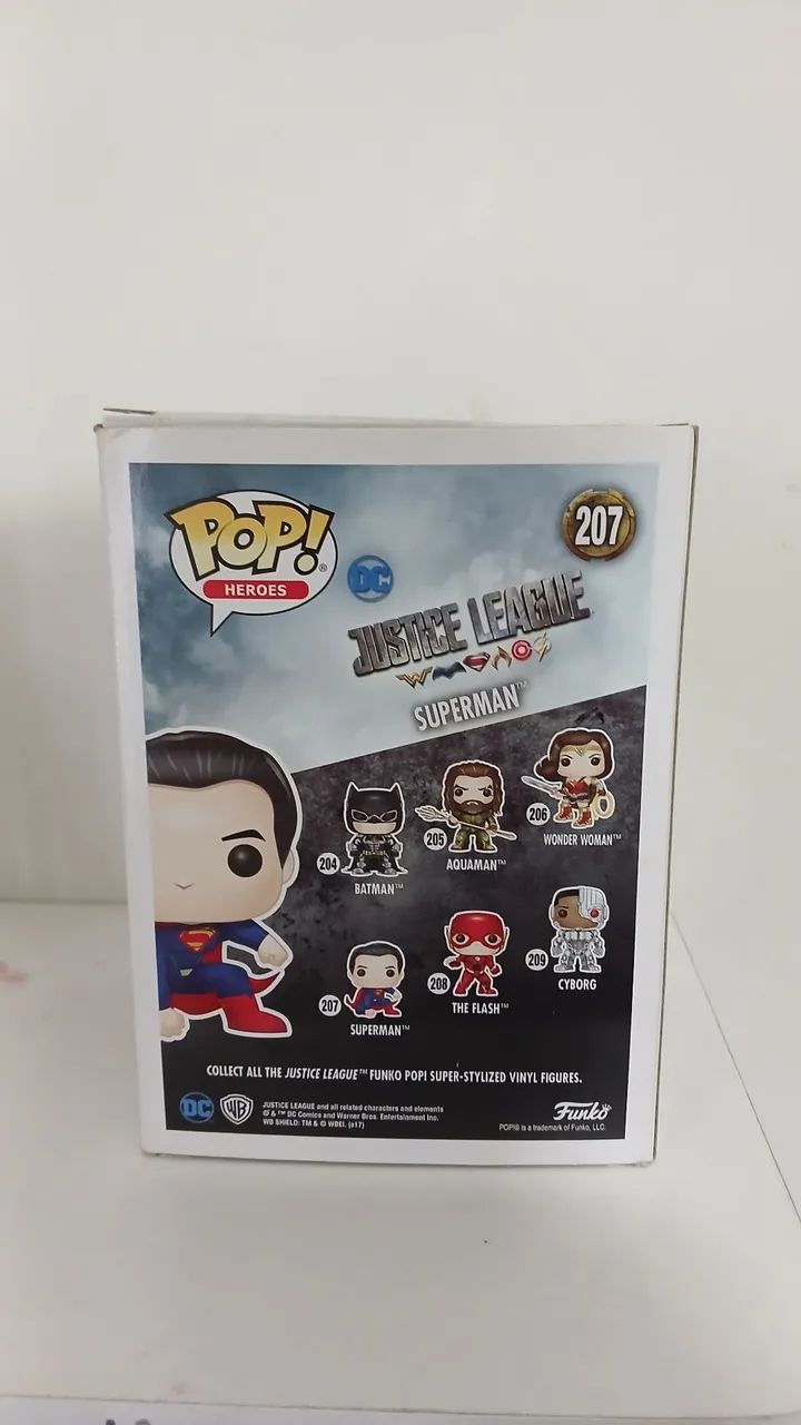 FUNKO POP Supermen Liga da Justiça 2017 - Foto 3