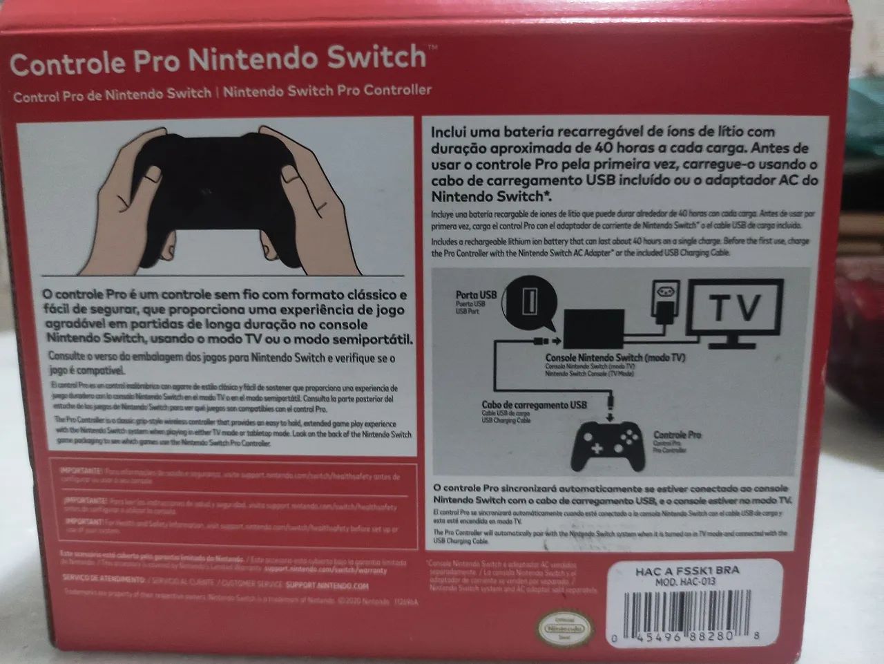 Controle pro Nintendo Switch - Foto 5