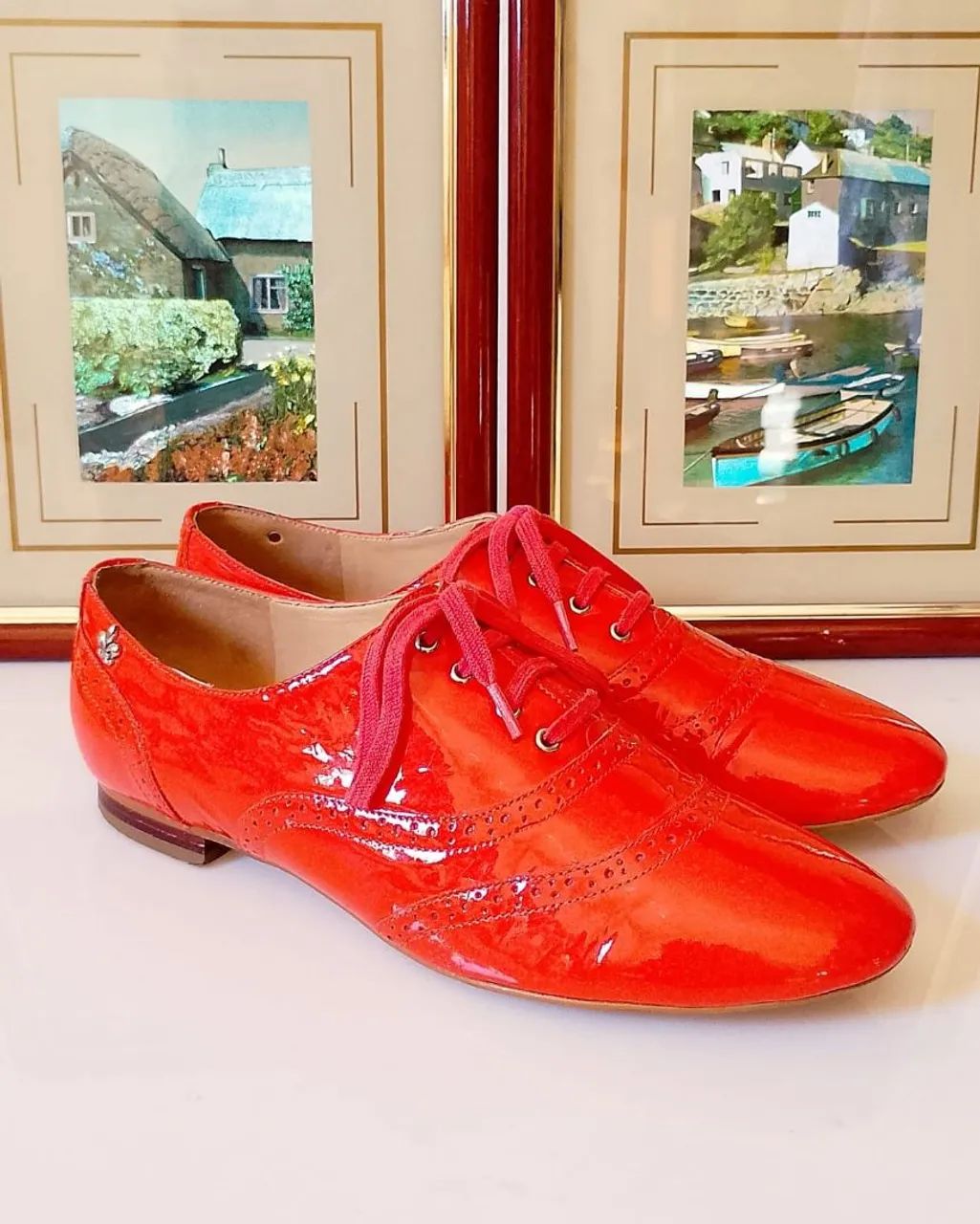 Mocassim Vintage da Carmim tom coral.