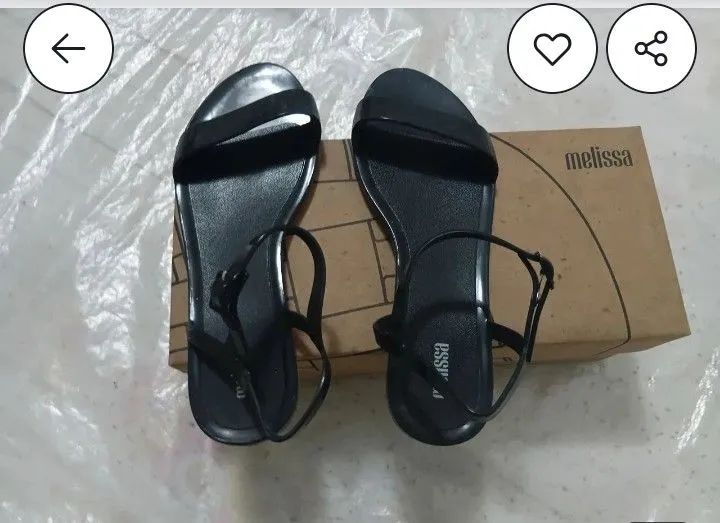 Duas sandálias da Melissa na caixa  - Foto 4