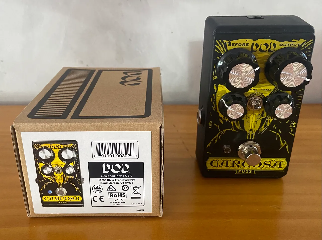 Volume Jhs pedal little black amp box - Microfones e Gravadores