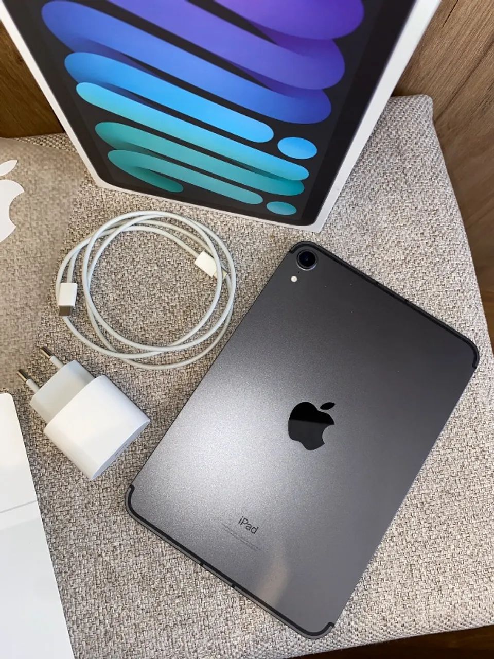 iPad mini 6 Geração 256GB Wi-Fi + Cellular - Tablets e E-Readers