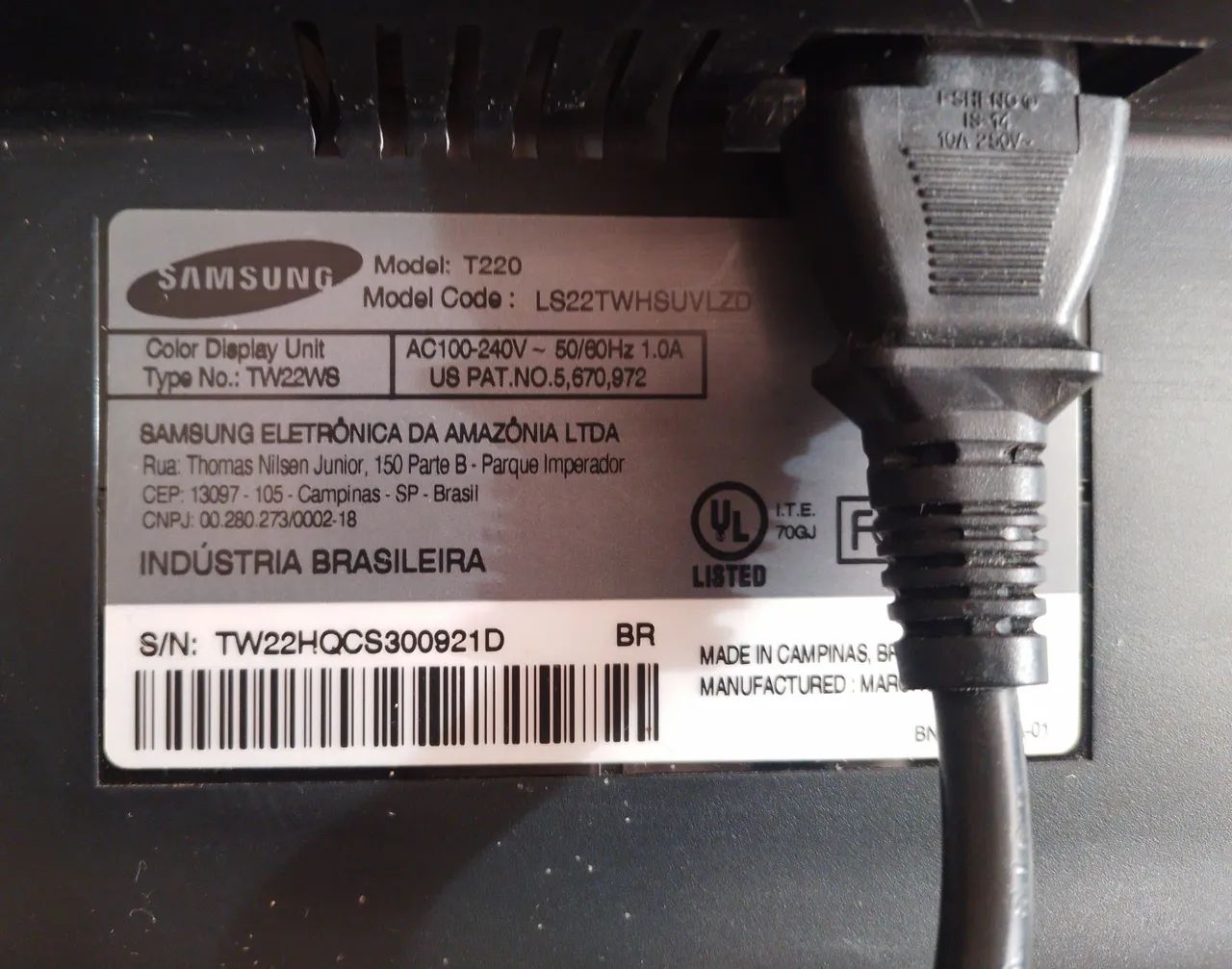Monitor Samsung T220  - Foto 5