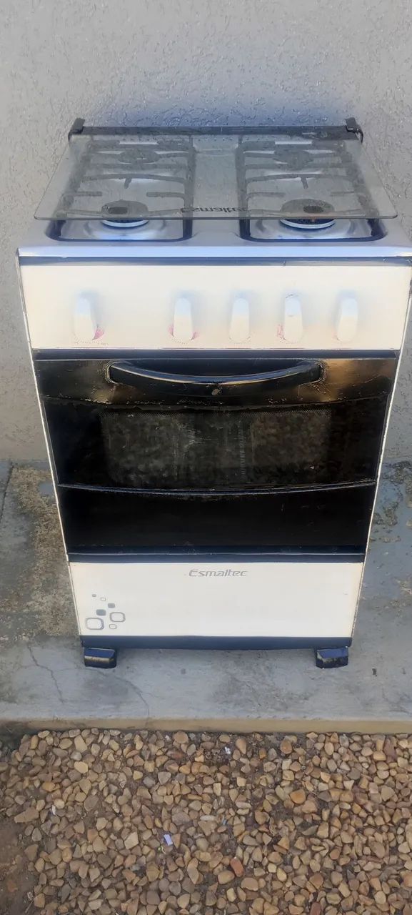 Fogão funcionando 