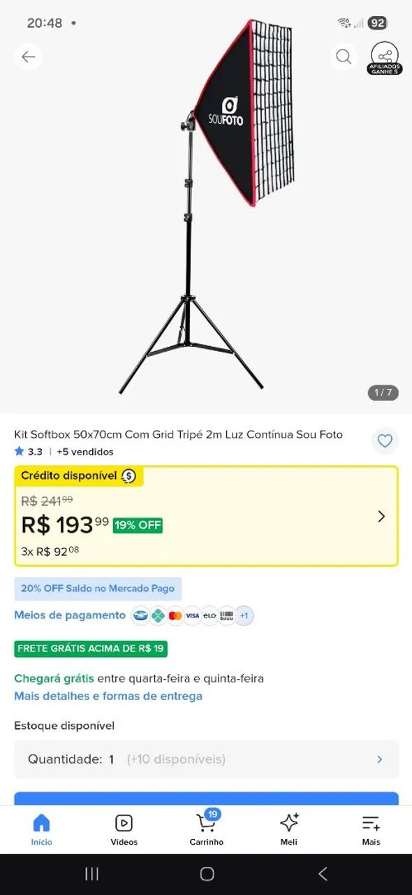 Softbox luz continua - Foto 5