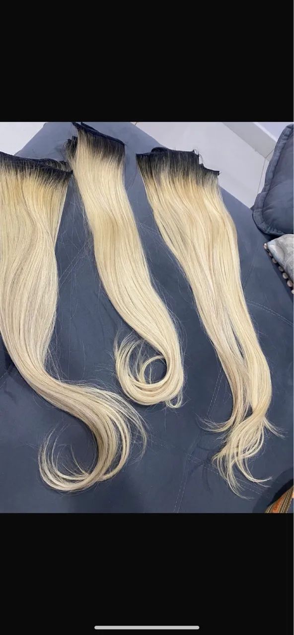 Mega Hair loiro brasileiro Sul  - Foto 4