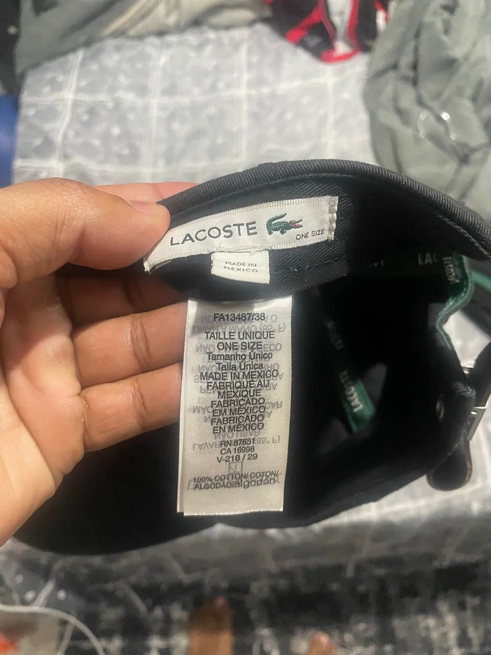 Boné da Lacoste original 