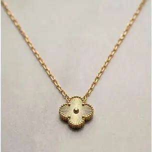Colar, Dourado, Trevo, Resistente à água - Foto 3
