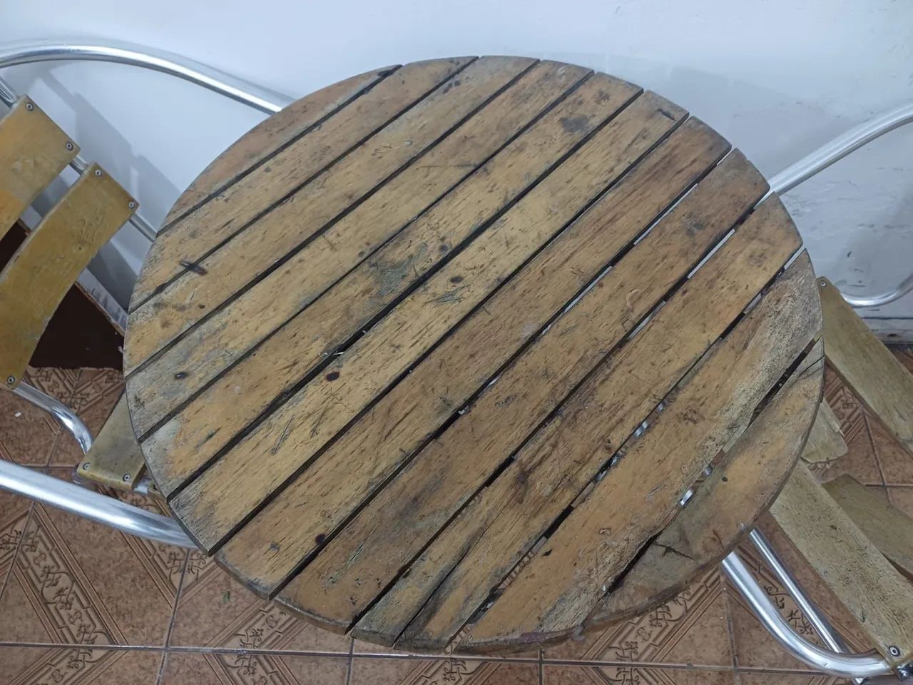 Conjunto mesa e cadeira jardim varanda praia - Foto 4