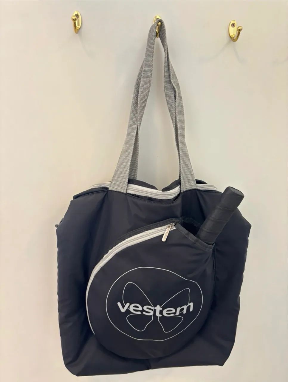 Bolsa da Vestem de Beach tênis . Nova