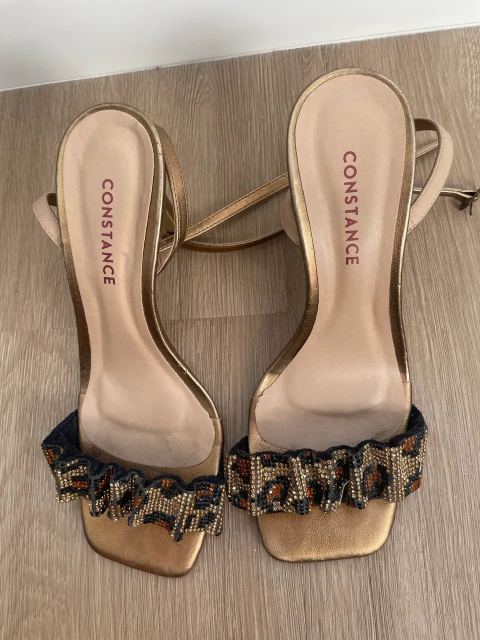 Sandália salto fino Constance 37 - Foto 4