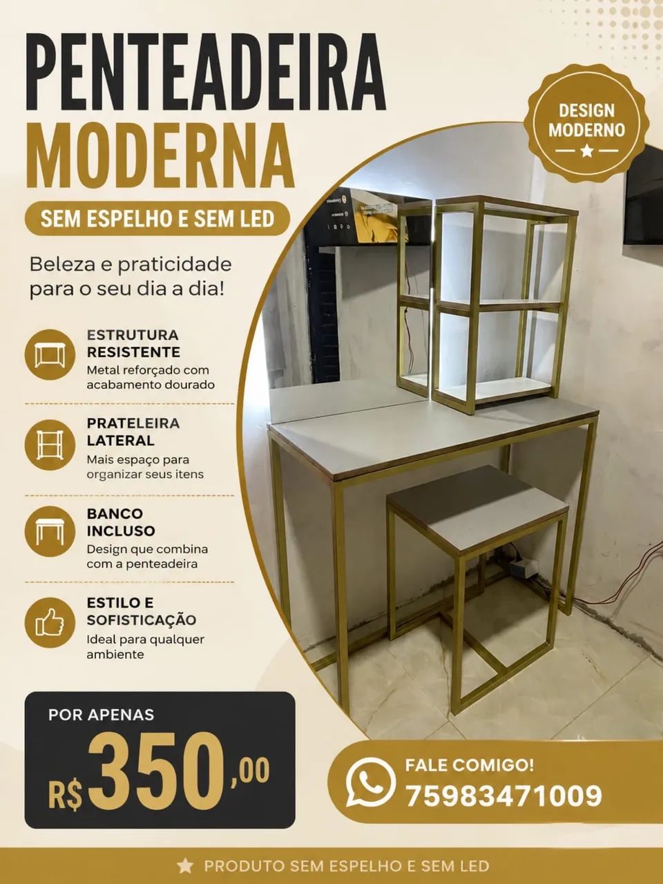 Penteadeira  - Foto 2