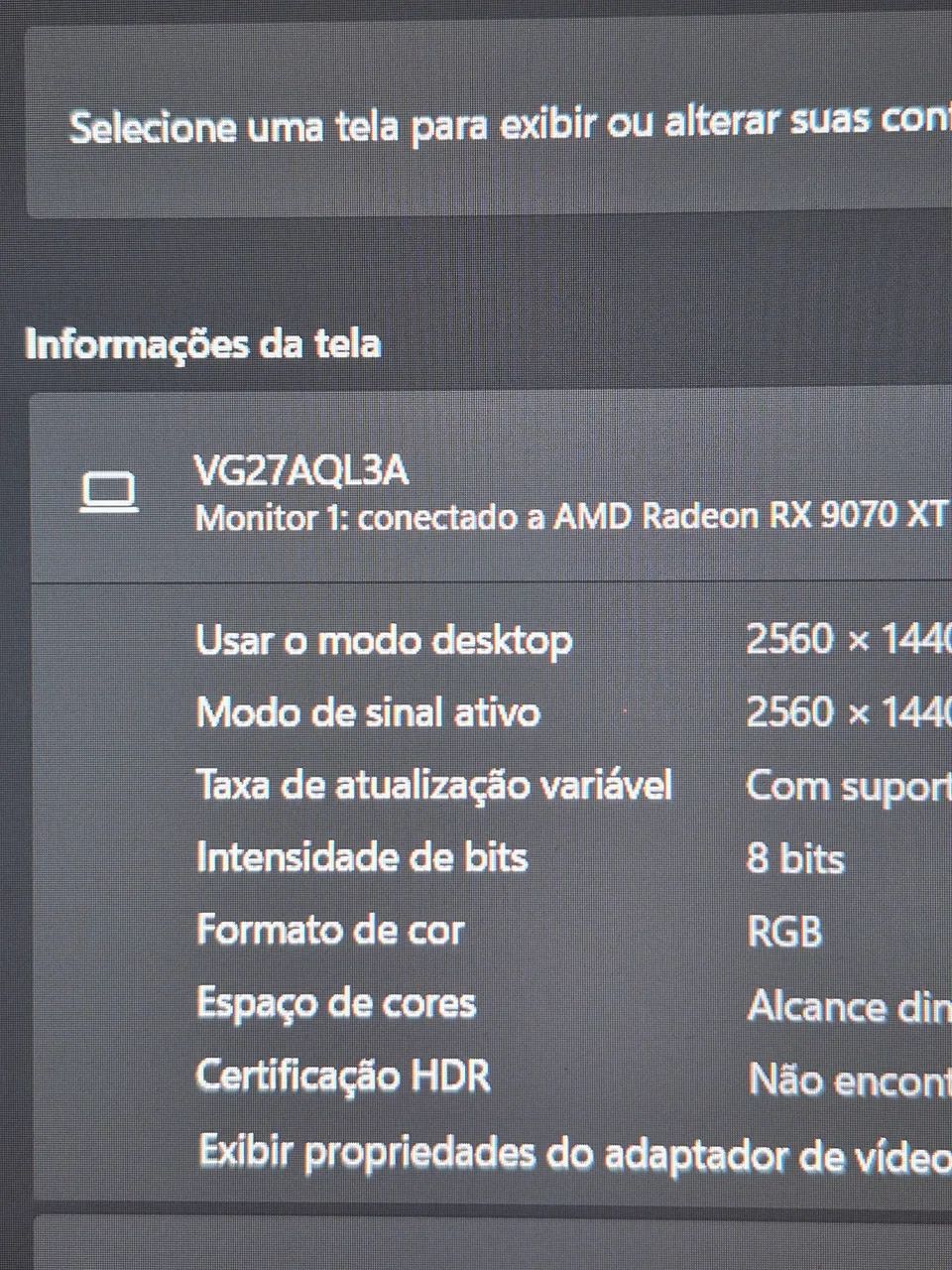 MONITOR ASUS TUF GAMING 27 polegadas vg27aql3a QHD FAST IPS 180HZ  - Foto 5