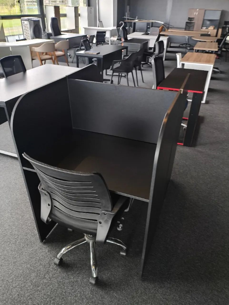 Baias de Escritório CONJUNTO - 1,16x0,83x0,60cm - (PRETO ou CINZA) MEGA OFERTA!
