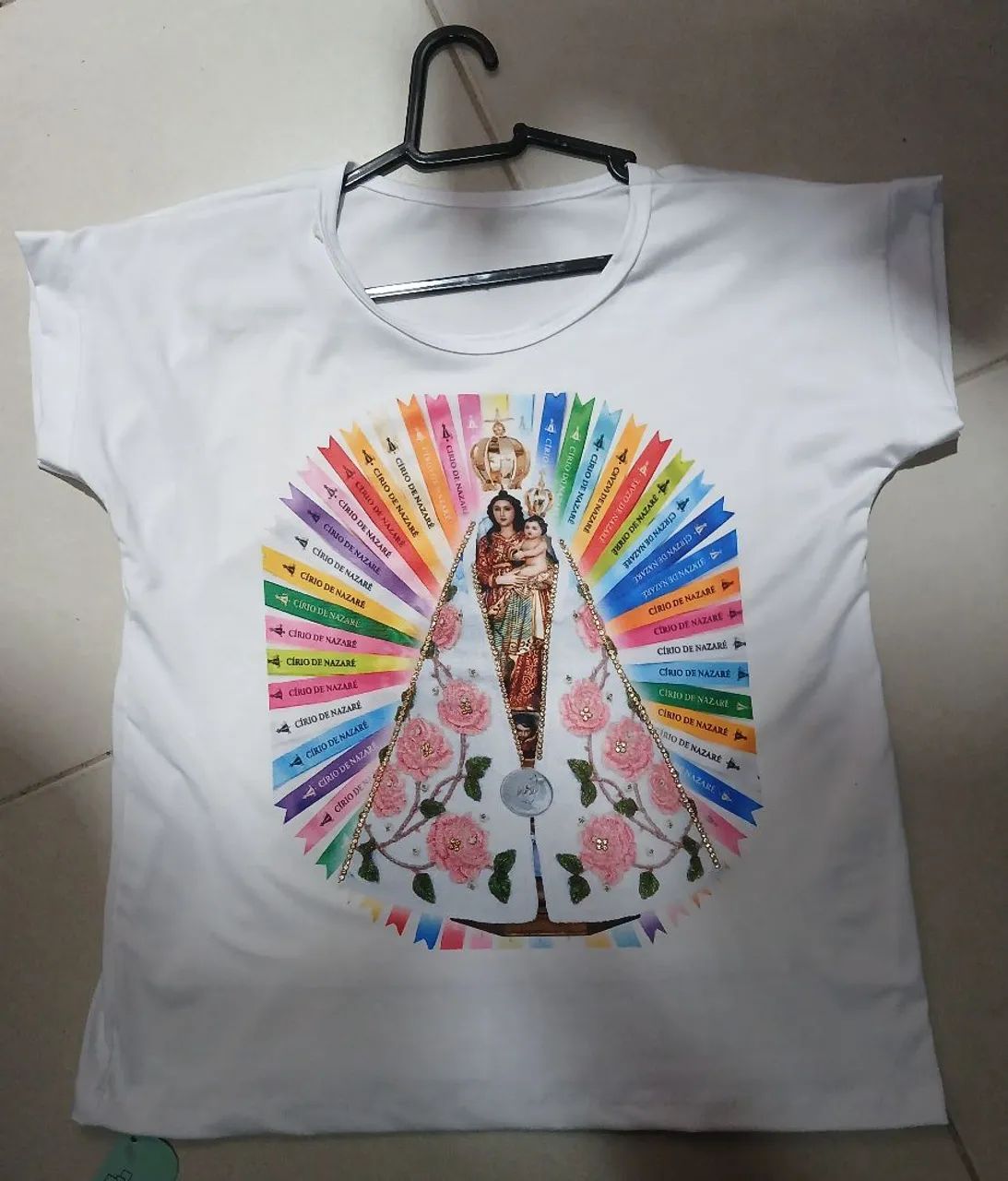 Lindas camisas do cirio com pedrarias - Foto 3