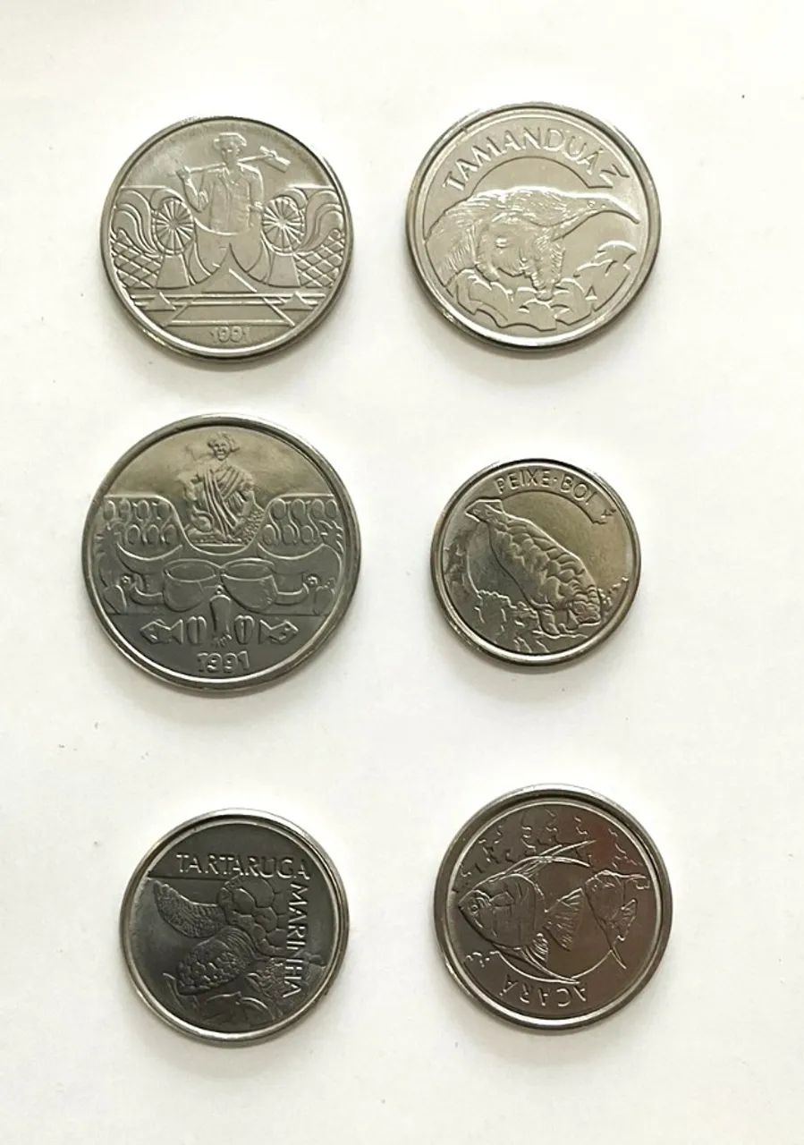 MOEDAS ANTIGAS - 6 moedas - Foto 4