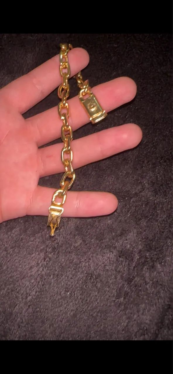 Pulseira 10mm ouro - Foto 3