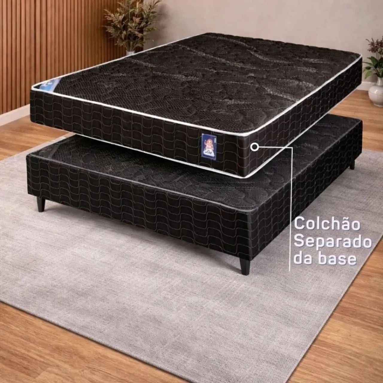 CAMA BOX CASAL MOLAS ENSACADAS  - Foto 3