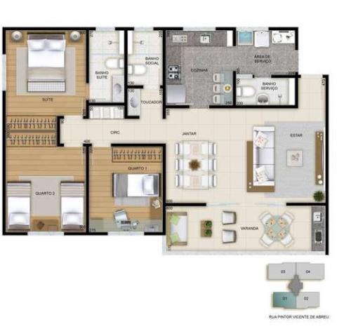 Vivere - 99m² a 127m² - Belo Horizonte, MG - Foto 14