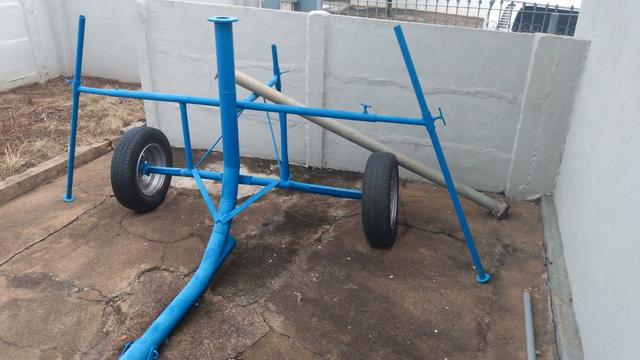 Carrinho para canhão irrigação - Foto 2