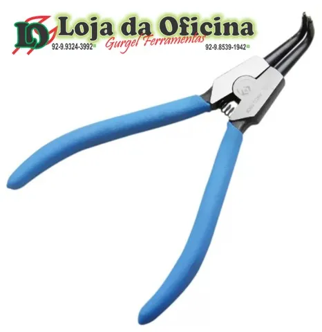 Alicate 7 Pol. com Pontas Curvas para Anéis Externos - KINGTONY-68SB-07