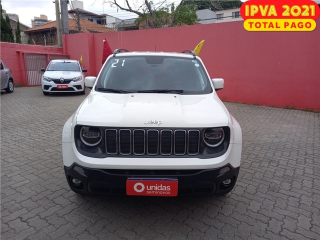 JEEP RENEGADE 2021 1.8 16V FLEX LONGITUDE 4P AUTOMÁTICO