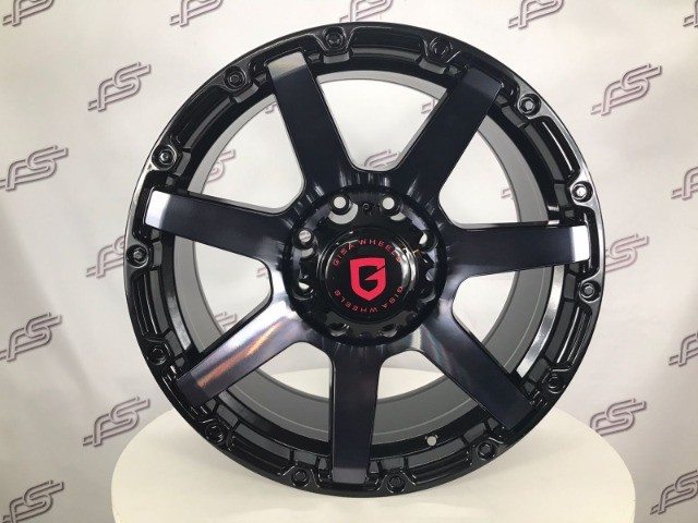 Rodas Gisa Stronda Preto Diamantado Fumê 8x165 - 20x9  dodge ram - Foto 2
