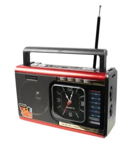Radio Portátil Am Fm Sw Usb Sd Aux Lanterna Led Le-675  - Foto 4