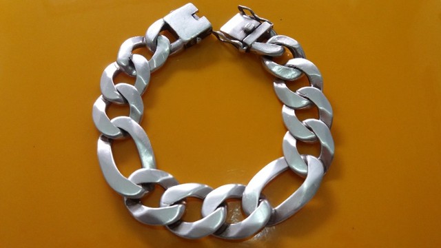 Prata Pulseira Pulso  - Foto 5