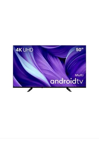Smart Tv Multilaser "50" (TL058M), Lacrada+ NF (Até 12x)