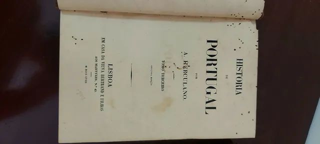3 tomos da "História de Portugal" de A.Herculano - 2° e 3° edições - RARIDADE - Foto 2