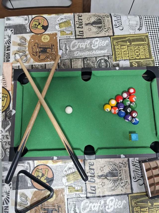 Jogo Mesa Mini Bilhar Sinuca Snooker 51 X 31 Completo em Promoção na  Americanas