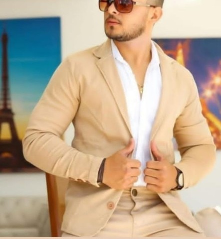 Blazer Masculino Super Slim  - Foto 3