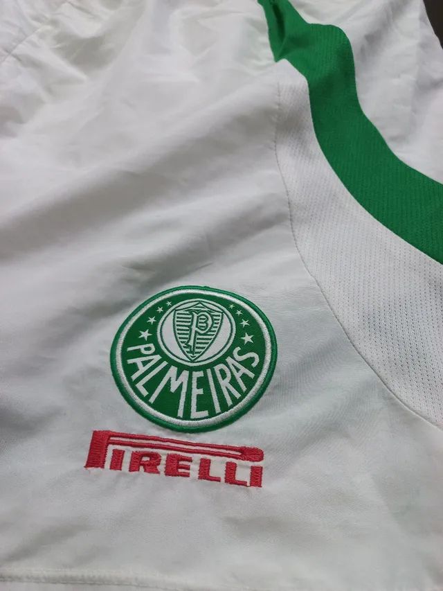 Antigo calção palmeiras pirelli diadora tamanho M  - Foto 5