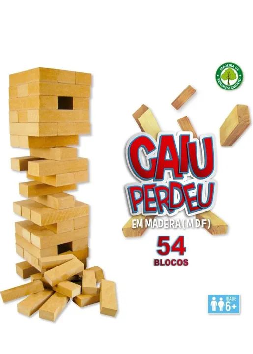 Jogo - Caiu Perdeu, 54 Pçs - Foto 2