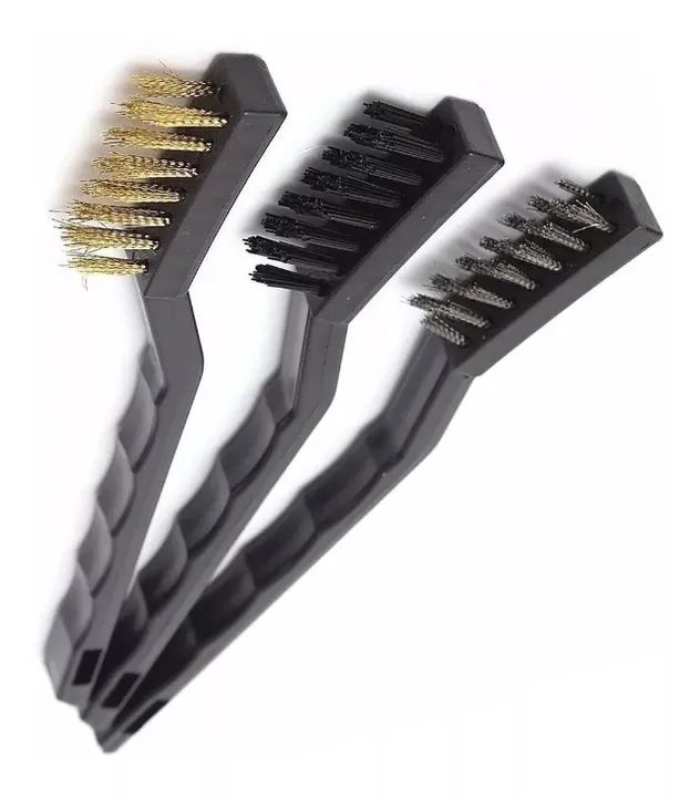 Jogo de Escovas de Aço Manual com 3 peças Mtx - Limpar duramente superfícies de metal - Foto 2