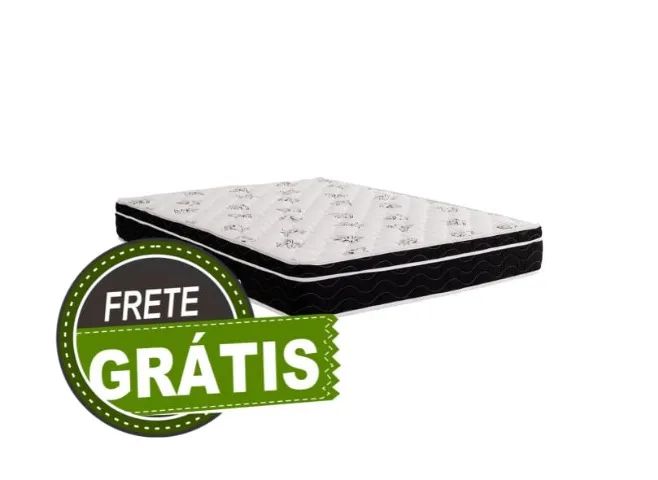 Frete Grátis: Colchão Casal Molas Bonnel de 20 cm com Conforto e Durabilidade!