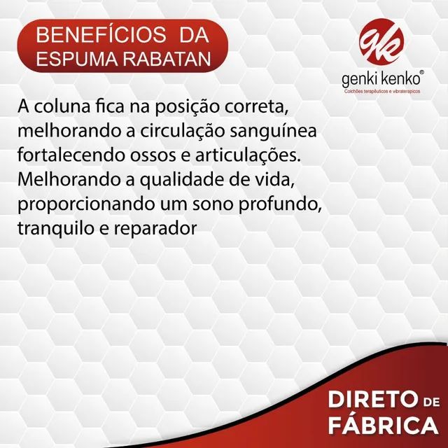Colchão  com massagem e cama box bau - Foto 3