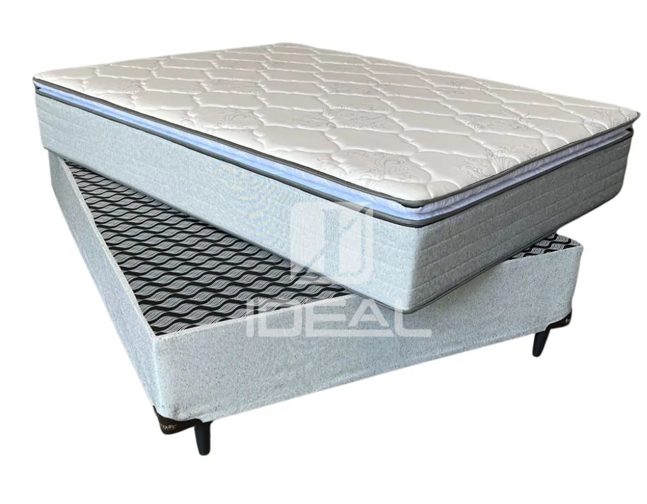 Cama Box Casal 1.38 Top Flex Ouro . - Foto 3